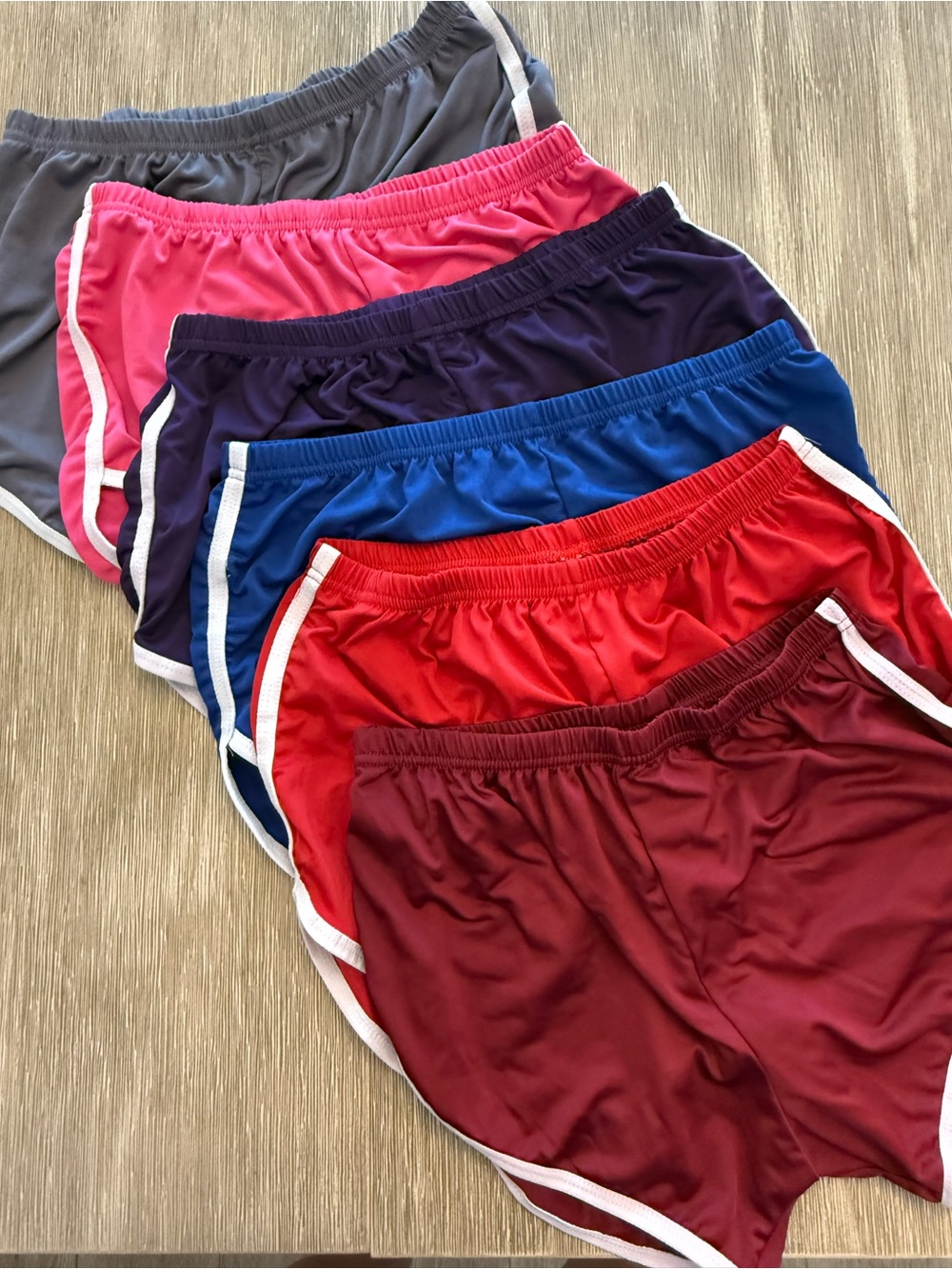 Women’s Athletic Dolphin Shorts - Pack of 6